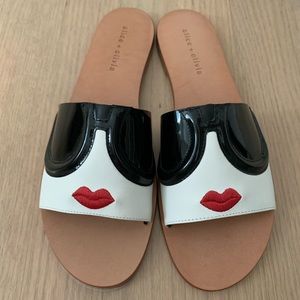 Alice & Olivia Stace Face Slides